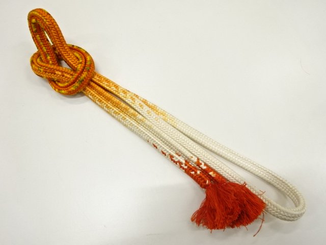 JAPANESE KIMONO / HAND-TIED OBIJIME CORD